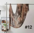 Women fashion tie dye modal scarf long shawl sun protection wrap accessory new style - Style 12