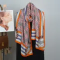 Women fashion summer lightweight sun protection scarf stylish print breathable neck wrap shawl. - 2025 New Arrival 4