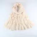 Beige Sequin Scarf Long Soft Breathable Shawl Women Lightweight Headscarf Elegant Wrap - Off White
