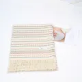 Cozy knitted winter scarf for women, warm thick plaid tassel wrap shawl, vintage style chic. - Style 13 / 68-190cm