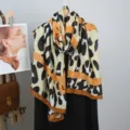 Women fashion leopard print scarf lightweight breathable spring summer sun protection shawl. - New Arrivals 22 (2025)