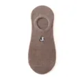 Women summer anti-slip low cut boat socks cute penguin embroidery casual breathable invisible socks - One Size / Coffee