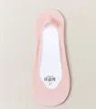 Women summer pink ice silk invisible boat socks shallow cut non slip breathable short socks - One Size / Pink
