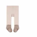 Lindo leotardos para niñas otoño algodón color sólido transpirable cómodo leggings infantil - 18/20 (6-12 Meses) / Caqui marrón humo
