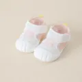 Bambino Sandali Rete Neonato Estate Traspirante Suola Morbida Antiscivolo Primi Passi Rosa - Taglia 11,5 (lunghezza interna 11 cm) 6-10 mesi / rosa ciliegia