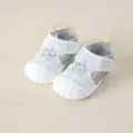 Comodi Sandali da Neonato in Rete Estate Antiscivolo Suola Morbida Grigio Chiaro Scarpe - Taglia 11,5 (lunghezza interna 11 cm) 6-10 mesi / Grigio Chiaro