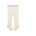 Baby solid mesh tights breathable infant toddler cotton leggings cream color skin tone - Size 18/20 0-1 Year Old / Beige