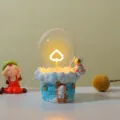 Astronaut cloud night light, cute resin glowing bedroom decorative desk lamp variant. - Astronaut - Flip Heart