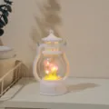 Vintage LED Tulip Lantern Night Light Desktop Decorative Ornament Pink Flower Lamp - Purple Tulip Material Kit / White