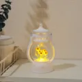 Mini LED sunflower lantern night light, vintage table lamp decorative ornament for home room. - Sunflower Material Kit / White