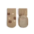 Cute cartoon baby anti-slip floor socks toddler infant indoor breathable cotton socks - Apricot Yellow