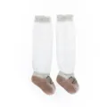 Baby knee high socks breathable summer thin infant cotton cute white over the knee socks kids - Dog