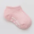 Chaussettes bébé maille respirante rose, confortables chaussettes de sol antidérapantes. - Taille M 2-4 ans (semelle antidérapante) / Rose Clair