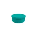 Round silicone food storage container with lid in teal, durable kitchen food prep lunch box. - Green (400ml)