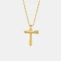 Buchstabe T Anhänger Halskette Gold Farbe Schicke Schlüsselbeinkette Minimalistischer Schmuck - 925er Silber / 18K Gold (Buchstabe T)