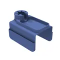 Silikonsofa Armlehne Tablett und Becherhalter in Blau, praktischer Couch-Organizer. - Hellblau