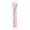 Rosa Silikon Baby Löffel Süßes Monster Design Kleinkind Esslernbesteck Ergonomisch - Rosa (Smiley-Löffel)