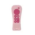 Silikon Baby Fernbedienung Beissring Spielzeug, beruhigender Beissstab für Kleinkinder. - Fernbedienung-Beißring (Rosa)