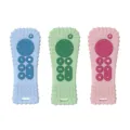 Silikon Baby Beissring Spielzeug in Fernbedienung Form, kaubaren Molar Stick für Babys, 3er Set. - Fernbedienung-Beißring (3er-Set)