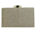Detail fendu de strass et paillettes de pochette de soiree pour femme elegante et chic. - Or