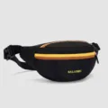 Gürteltasche im Patchwork-Design farbblockierende Umhängetasche für Freizeit und Outdoor-Sport - Schwarz