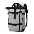 Γκρι σακίδιο πλάτης rolltop αδιάβροχο casual ταξιδιού μεγάλη χωρητικότητα τσάντα σχολική - Γκρι