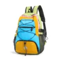 Colorful outdoor travel backpack for men and women, lightweight hiking and mountaineering daypack - Blue
