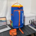 Sac à dos de voyage décontracté multifonction grande capacité sac de sport en plein air - Bleu