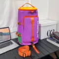 Sac a dos de voyage de grande capacite colore et multifonctionnel, sac de sport violet. - Violet