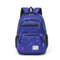 Sac à dos d'école imprimé galaxie bleue pour étudiants, grand sac de loisirs quotidien. - Sac à Dos Uniquement / Bleu ciel