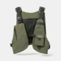 Army green tactical functional vest chest bag, outdoor sports running and hiking pack. - Green