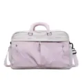 Large capacity travel duffel bag for women light gray pink overnight luggage gym bag - Purple