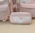 Roze schoolrugzak set met schattige strik en sterren, lichtgewicht grote capaciteit. - Etui Roze