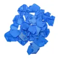 Pétalos de rosa de cinta azul a granel hechos a mano bricolage pétalos de raso - Azul zafiro