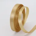 Goldfarbenes Satinband Rolle Rolle zum Verpacken von Geschenken, Blumensträußen und Basteln. - 1cm x 25 Yard / 826# Gold