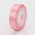 Nastro di Rasatura Rosa 1cm 5 Yards Piccolo Pacchetto Nastro in Tessuto Poliestere per Regalo - 1cm x 5 Yards / Rosa (150#)