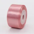 Rotolo di nastro di raso rosa larghezza 2.5cm per confezioni regalo, decorazioni e matrimoni. - 2.5cm Largo 10 Yards - Oro Rosa
