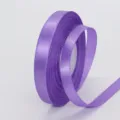 1cm Lila Satinband Geschenke Verpackung Band Polyester Handwerk DIY Dekoration 1Stk - 1cm x 25 Yard / Mittleres Lila