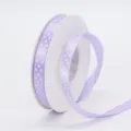 1cm polka dot ribbon purple polyester ribbon for DIY bows gift wrapping hair accessories - 1cm Width / Light Purple (430#)