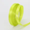 Fluoreszierendes gelbes Satinband 1cm Geschenke Band für Blumenstrauß und Kuchenbox - 1cm x 25 Yard / 625# Leuchtgelb