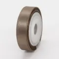 Nastro di raso marrone da 1 cm in rotolo per confezioni regalo e decorazioni in poliestere. - 1cm x 5 Yards / Marrone Chiaro (838#)