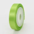 Nastro di raso verde chiaro, nastro in poliestere da 1cm per confezioni regalo e decorazioni. - 1cm x 5 Yards / Verde Militare (550#)