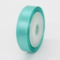 Rotolo nastro in raso turchese 1cm 5 yard, nastro poliestere confezione regalo deco. - 1cm x 5 Yards / Blu Tiffany (323#)