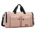 Rosa Sporttasche Reisetasche mit Schuhfach Mehrere Taschen fur Fitness und Yoga - Rosa