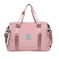 Rosa gesteppte Reisetasche Grosse Kapazität Sporttasche Damen Weekender Tragetasche - Rosa