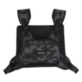 Tactische borsttas camouflage functionele vest tas casual persoonlijkheid heren - Camouflage Zwart