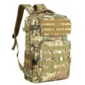 Camouflage tactical backpack for outdoor travel, multi-functional large school bag. - Desert Camouflage