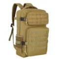 Khaki tactical backpack 900D waterproof military rucksack large capacity outdoor travel bag - Yellow