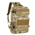 Camo tactical backpack for outdoor travel, large capacity military rucksack hiking bag. - Desert Camouflage