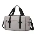 Waterdichte sport sporttas grote capaciteit droog nat scheiding reizen fitness yoga tas - Grijs